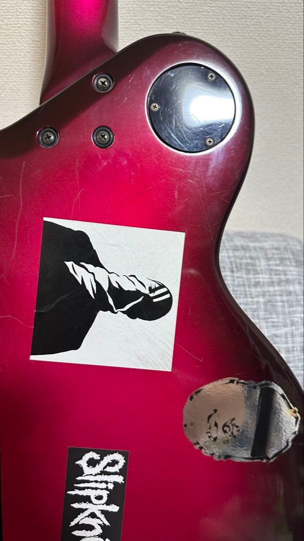 ぢ*い様 ジャンク　Aria Pro II PE-JR600 レッド ギター ケ