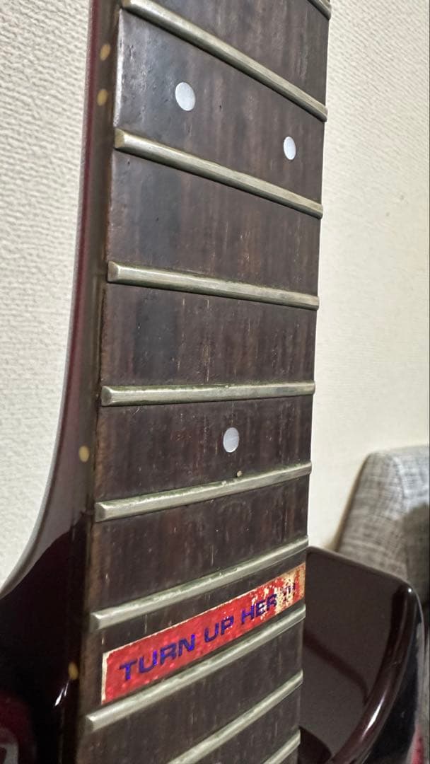 ぢ*い様 ジャンク　Aria Pro II PE-JR600 レッド ギター ケ