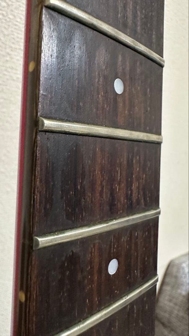 ぢ*い様 ジャンク　Aria Pro II PE-JR600 レッド ギター ケ