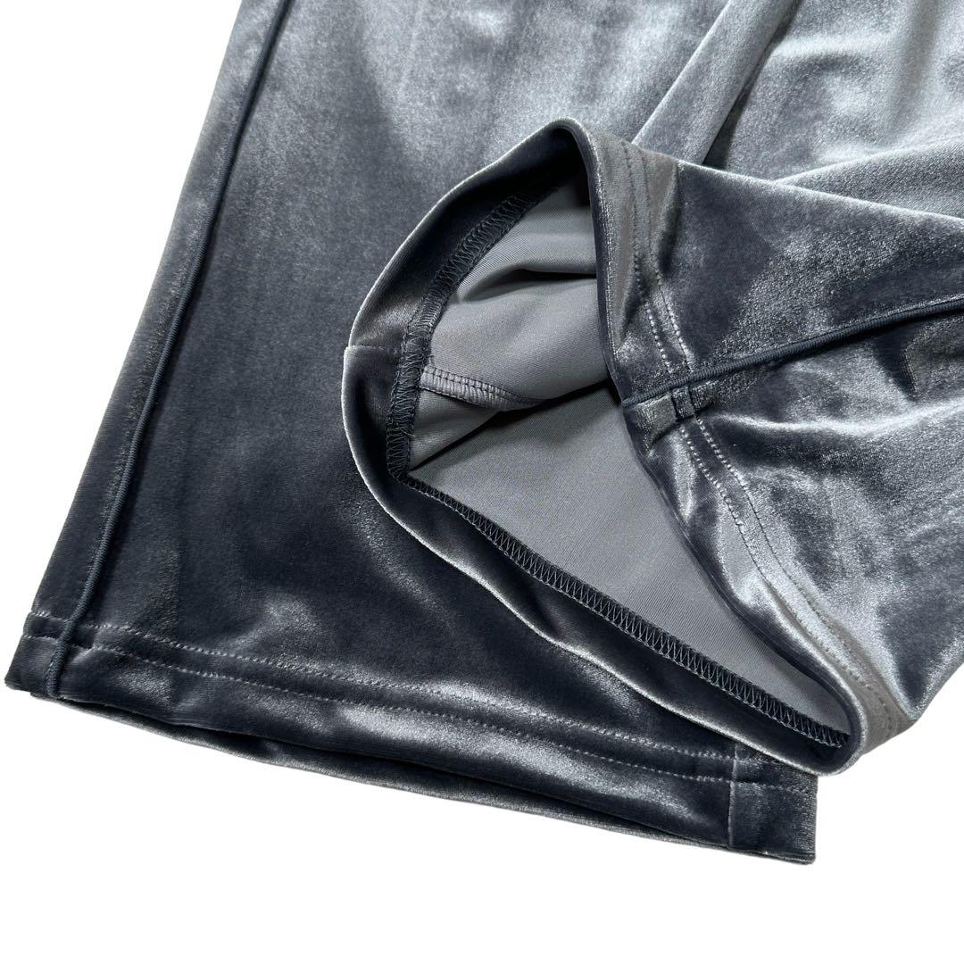 新品　IRAL S-L グレー ベロア　ジャージ上下セット　トラックジャケット