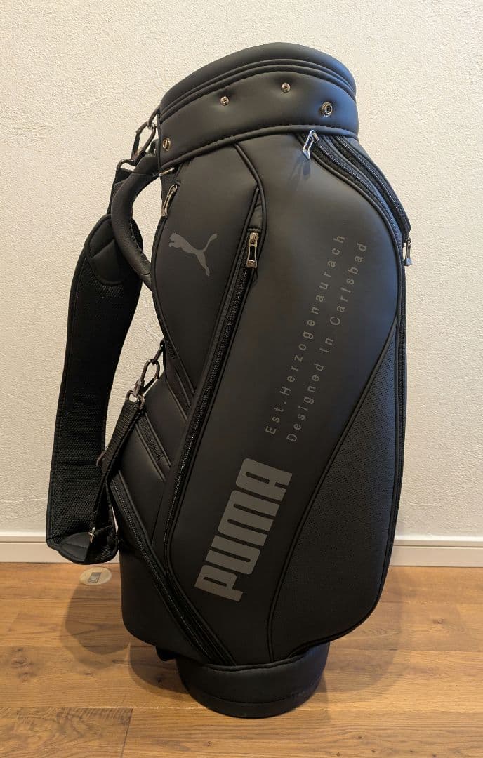 プーマ　PUMA　２０２２年モデル　キャディバッグ　ブラック　９．５型
