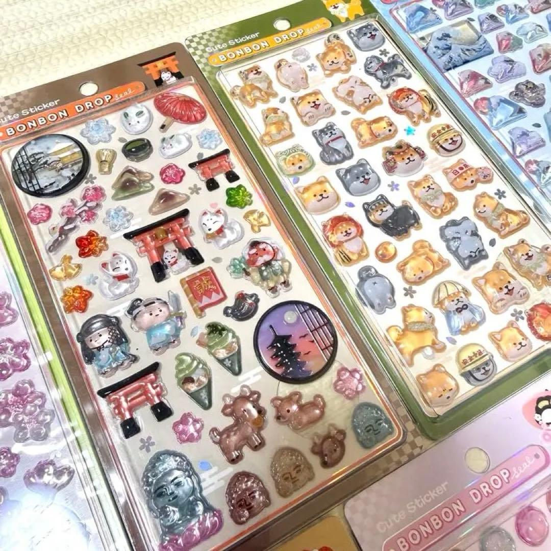 【国内正規品】和柄ボンボンドロップシール