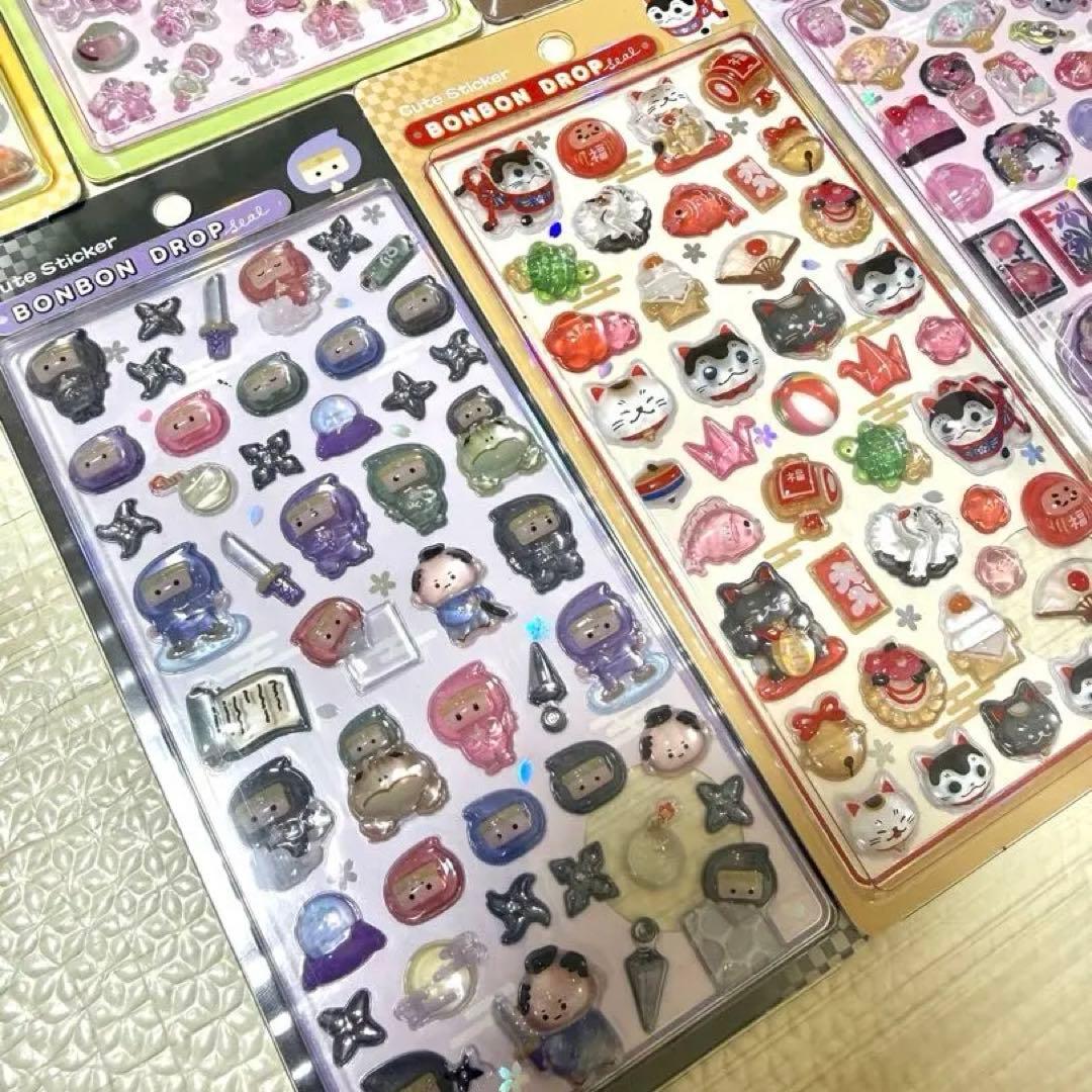 【国内正規品】和柄ボンボンドロップシール