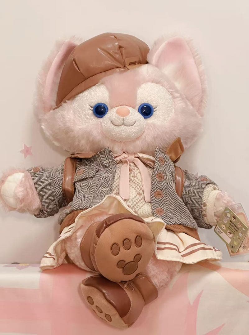 セール❗️即日　お顔厳選　上海ディズニー　スクール　リーナベルぬいぐるみ Mサイズ