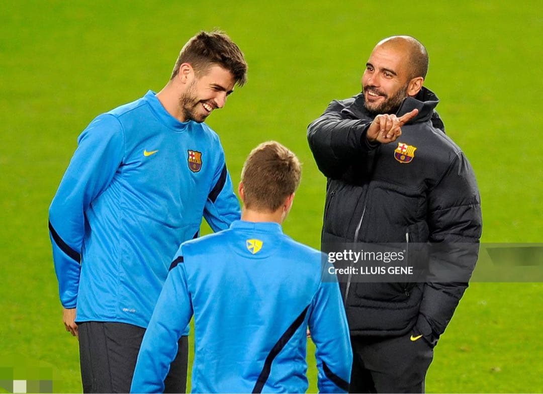 Nike FCBarcelona メッシ&グアルディオラ 支給品ベンチコート古着