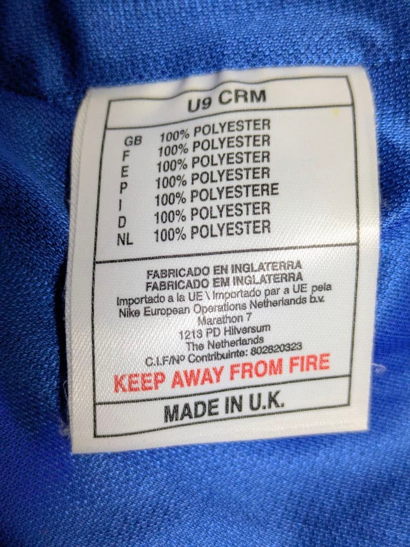 98年 W杯 イタリア代表 ユニフォーム サイズ L