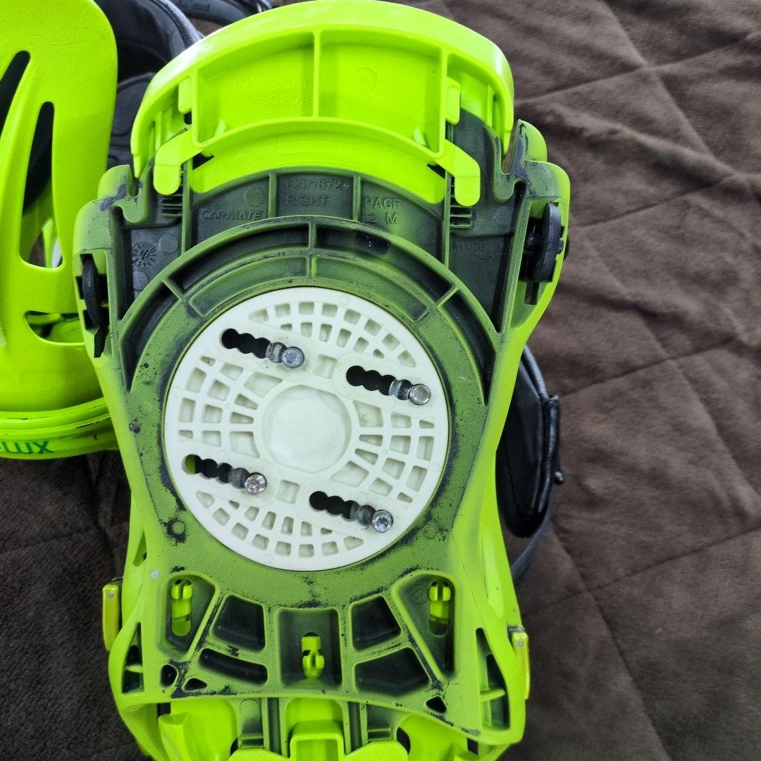 Flux スノーボード ビンディング グリーン/ブラック