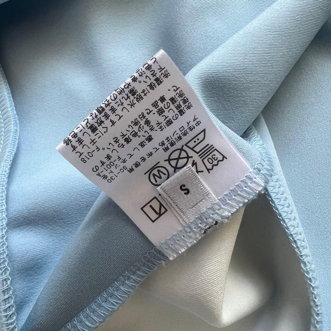 JUN&ROPE ジュンアンドロペ　セットアップ　ダンボールニット　ゴルフ　水色