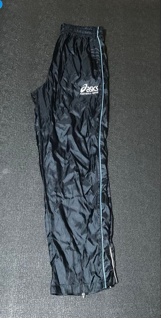 2000年前後のasics ウォームアップウェア ブラック　XL