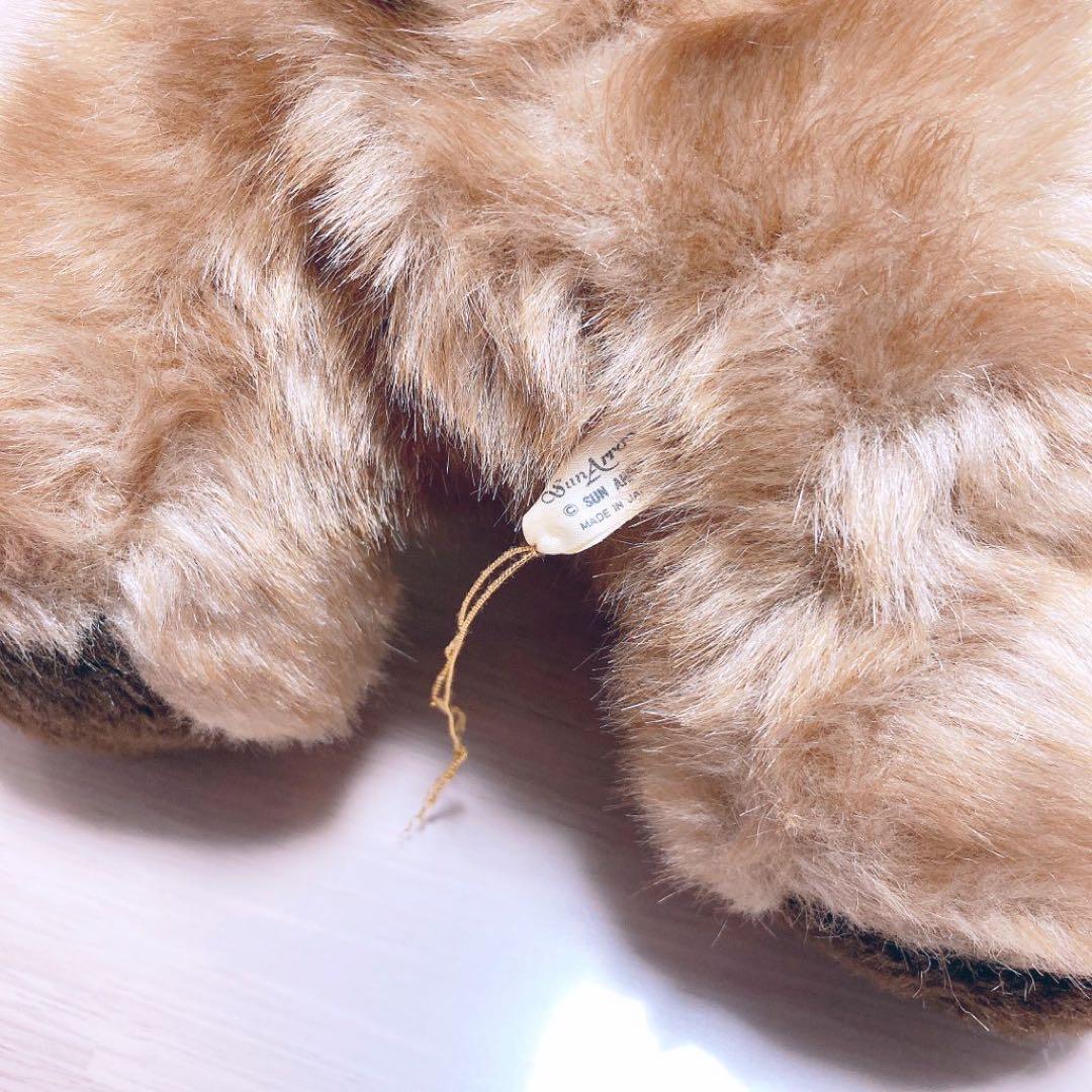 【希少】サンアロー　うさぎ　ぬいぐるみ　ブラウン　昭和レトロ　アンティーク　レア