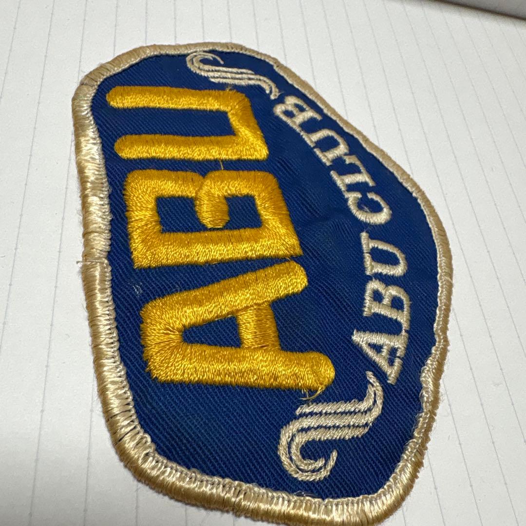 ABU CLUB 刺繍パッチ ビンテージ ワッペン