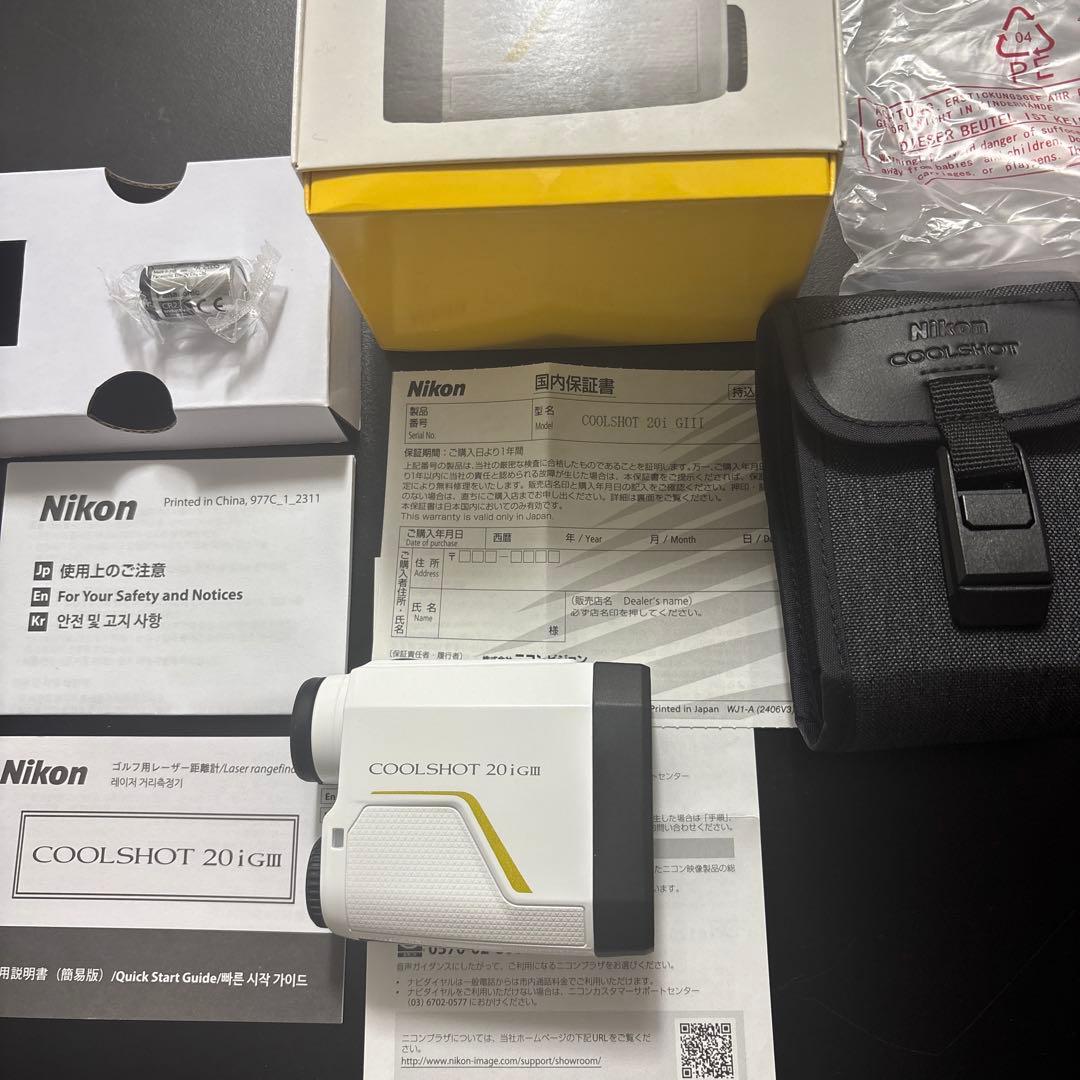たなかNikon COOLSHOT 20i GIII ゴルフ用新品未使用