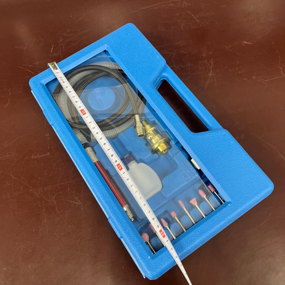 ケース付 エアーグラインダーセット エアーリューター 研磨 研削 サビ取り32