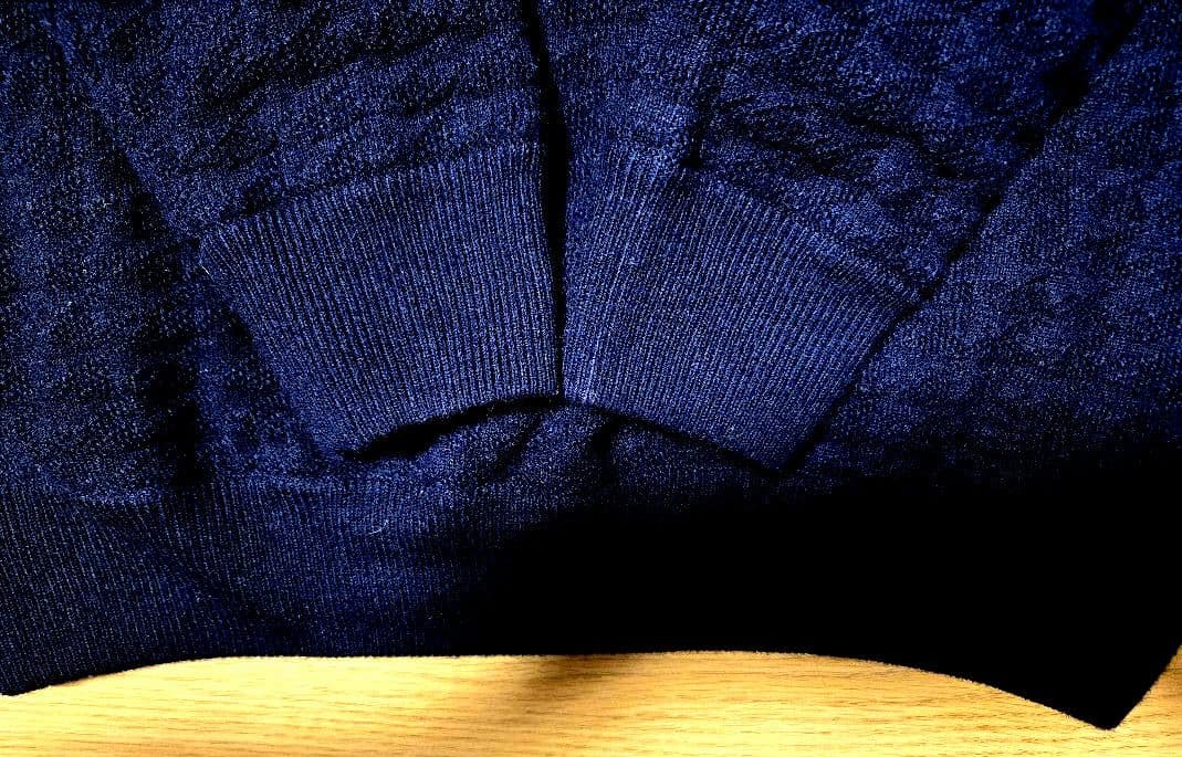 近年モデル❣️美品❣️PGパーリーゲイツニットセーター蓄熱裏地ブルゾン❣️2