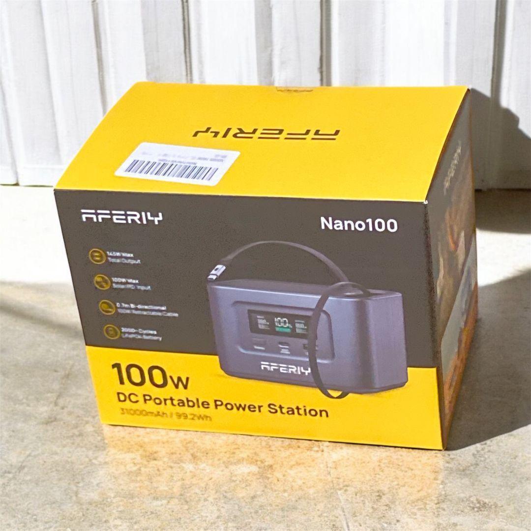 未使用 AFERITY ポータブル電源 31000mAh 145W リン酸鉄