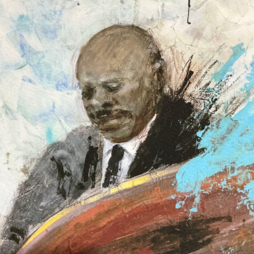 絵画・額縁・版画・津田耕・ドラム・リズム・JAZZ・美術品・インテリア・雑貨