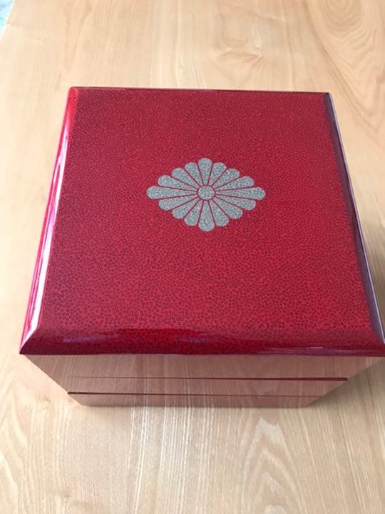 【未使用品】伝統工芸 津軽塗 重箱 三段【七々子塗】