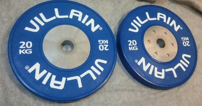 ① 20kg 2枚 VILLAIN ヴィラン バンパープレート オリンピック