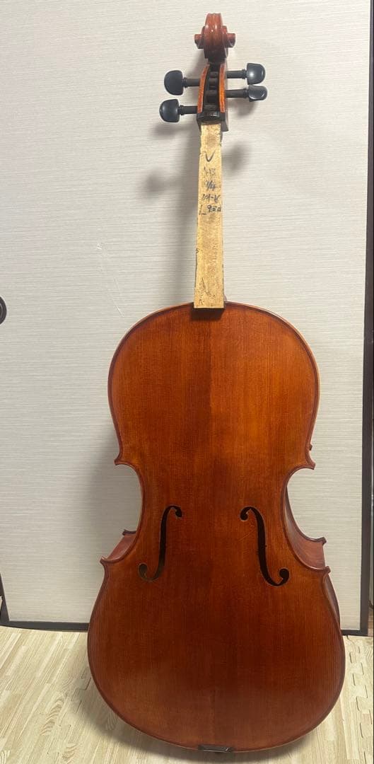 Romanza RE-1200 チェロ 木製チェロ 光沢仕上げ ケース付き
