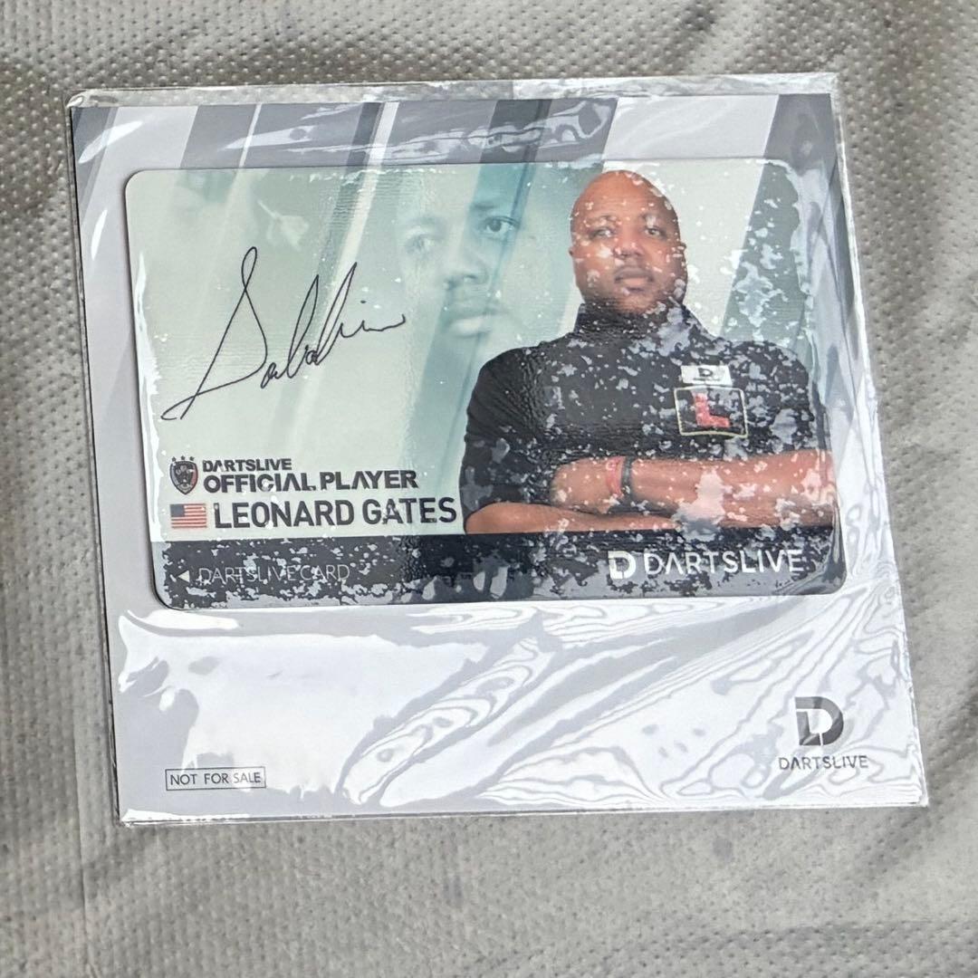 レオナルドゲイツ　オフィシャルプレイヤーダーツライブカード