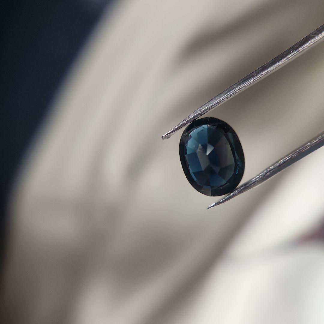 大粒天然 ブルーグリーンサファイア 1.735ct