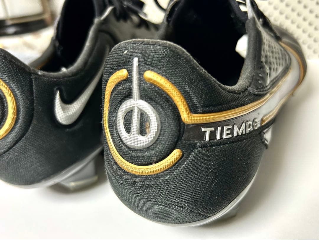 NIKE レジェンド9エリートFG （ブラックxゴールド）サッカー26.5cm