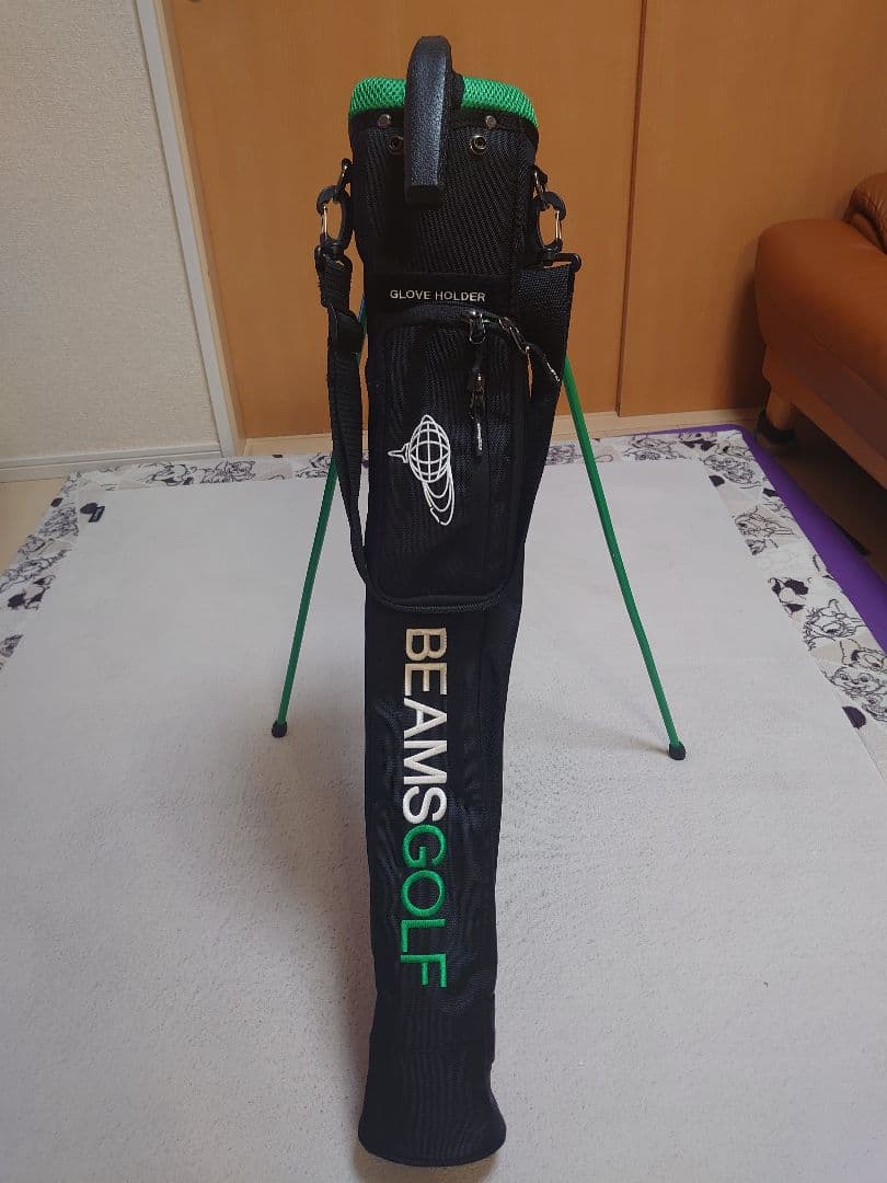 BEAMSGOLF スタンドバッグ ブラック・グリーン
