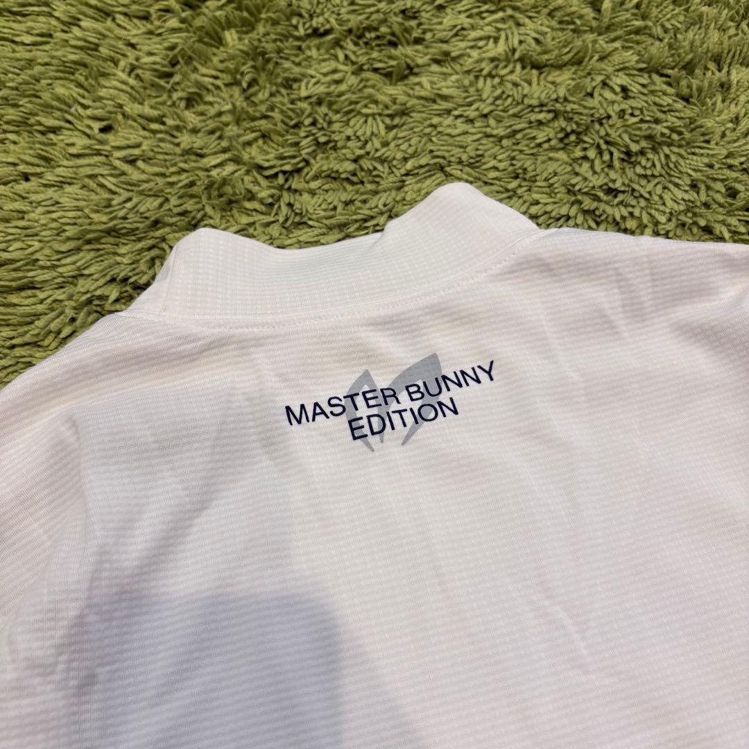 マスターバニーエディション 長袖モックネックシャツ ホワイト 白 サイズ0