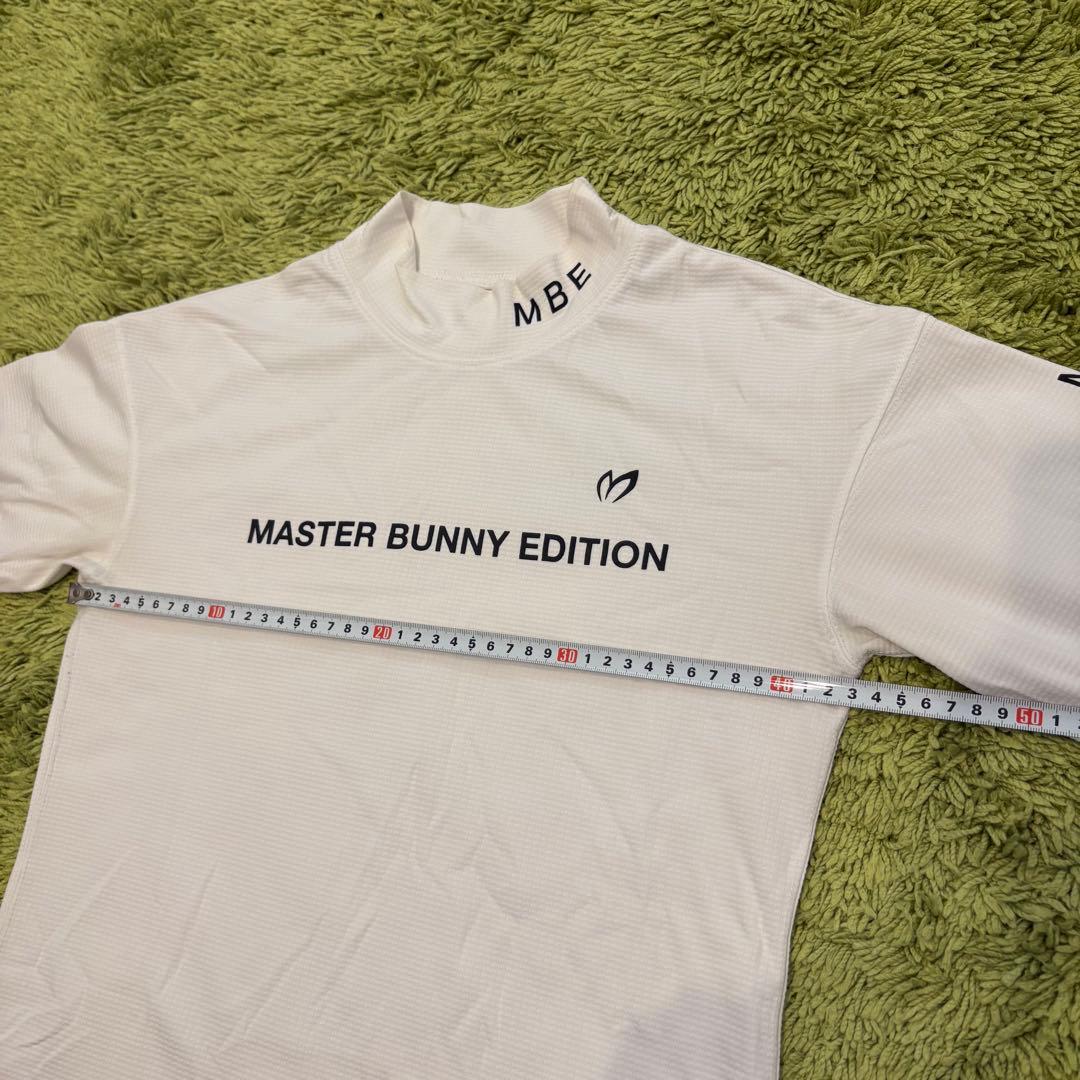 マスターバニーエディション 長袖モックネックシャツ ホワイト 白 サイズ0