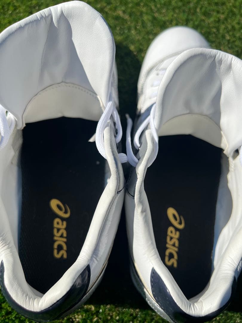 アシックス スパイクシューズ ホワイト/グレー