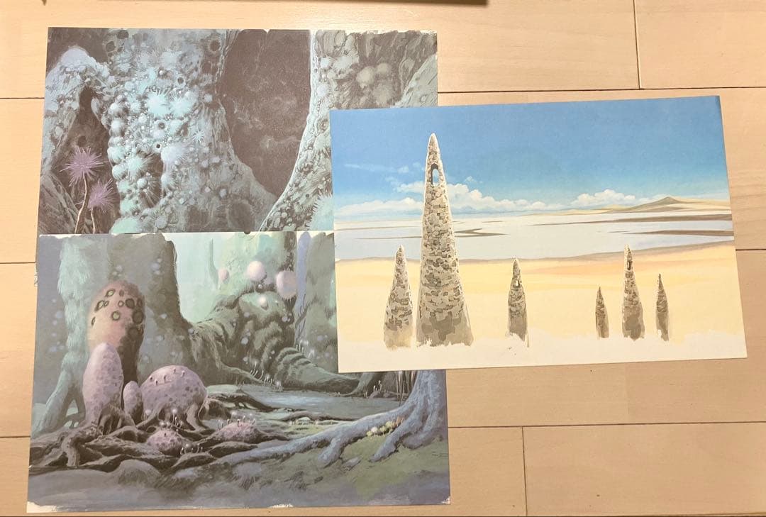 スタジオジブリ 風の谷のナウシカ 複製セル画 背景セット 宮崎駿　フルセット