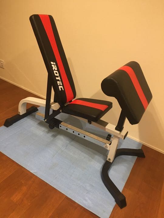 新品 5センチ短縮カット済 アイロテック IROTEC マルチポジションベンチ