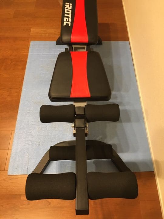 新品 5センチ短縮カット済 アイロテック IROTEC マルチポジションベンチ