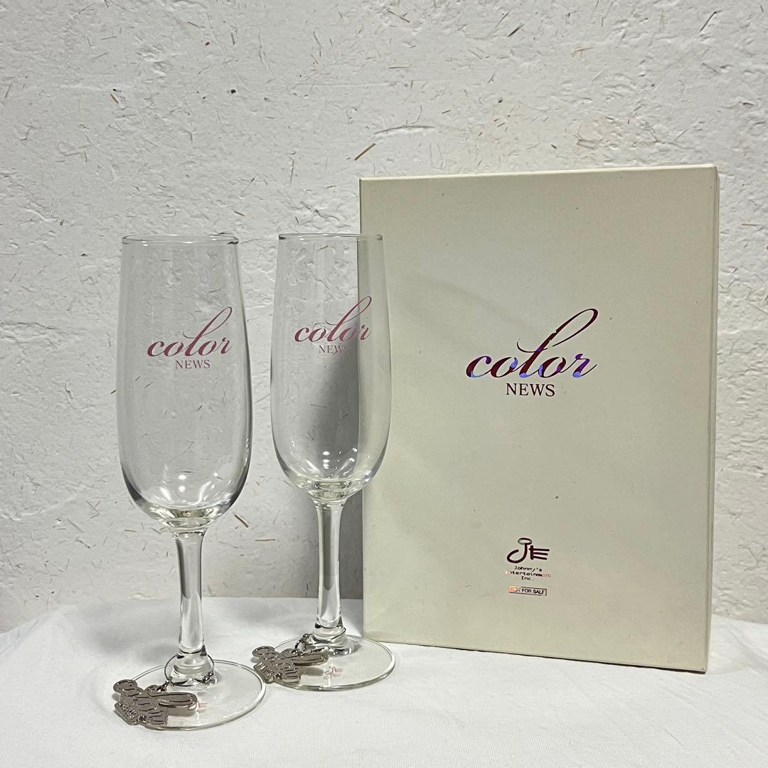 News colorシャンパングラス