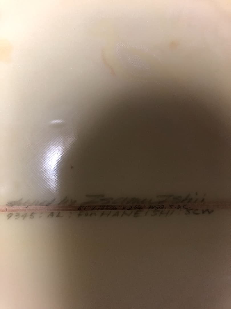 The surfのサーフボード