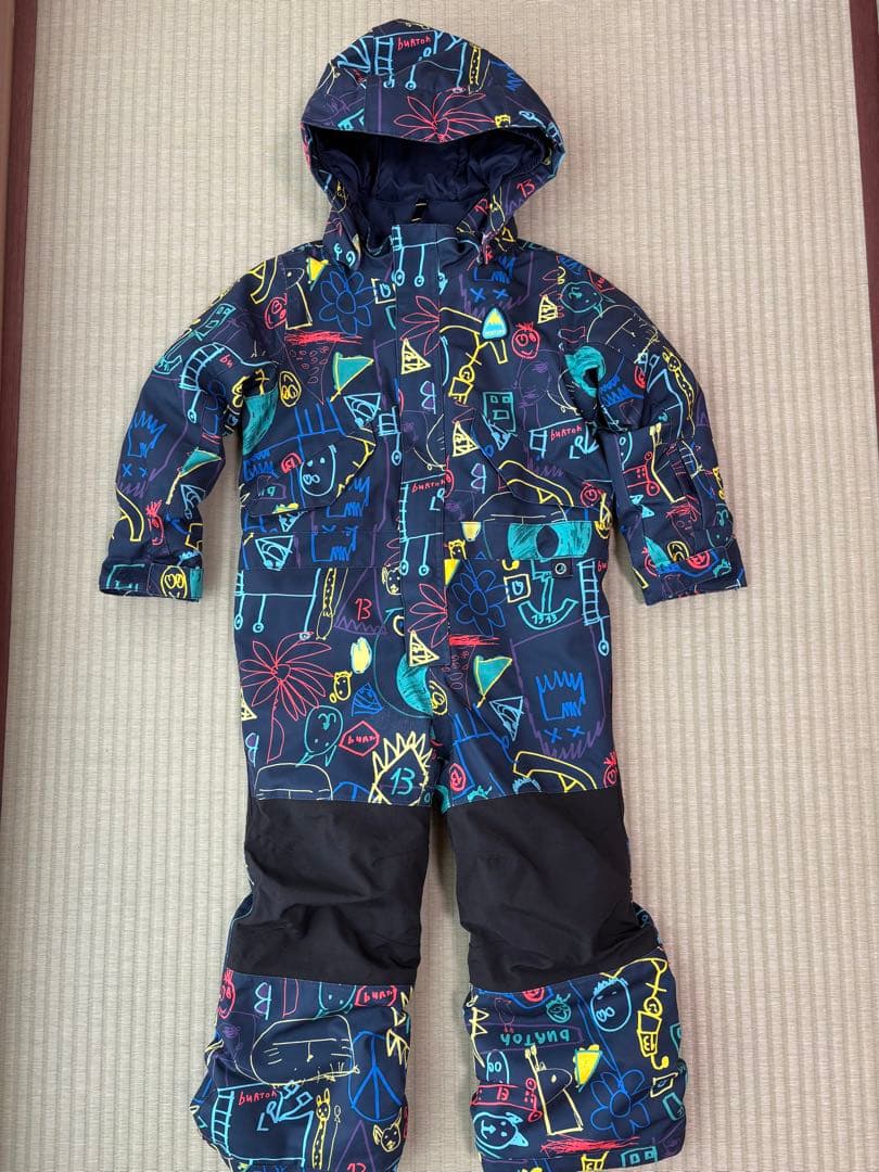 【BURTON バートン】 キッズ スノーボードウェア つなぎ 4T 100cm