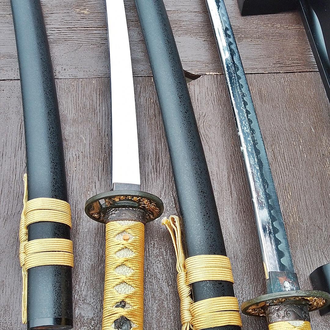 模造刀 日本刀 刀剣 刀掛台 二本掛台 据え置き式