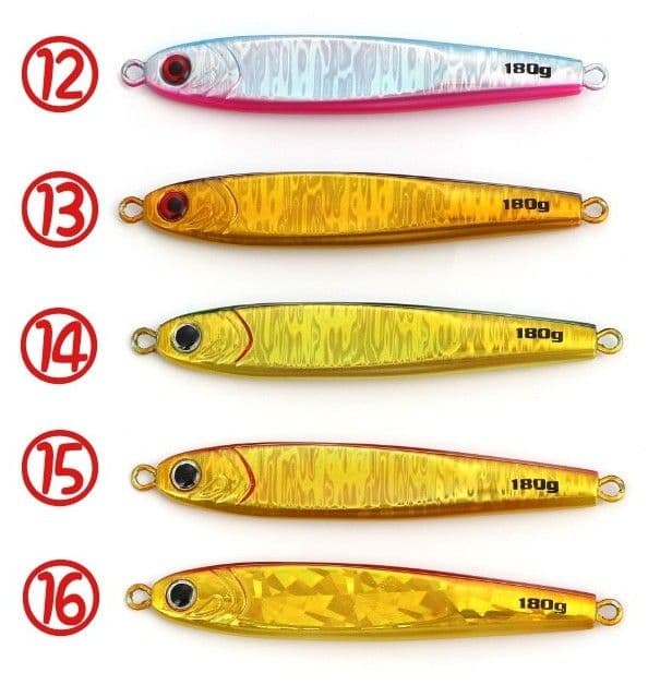 ８本 セット 180g 選べる メタルジグ TGベイト タイプ 高比重