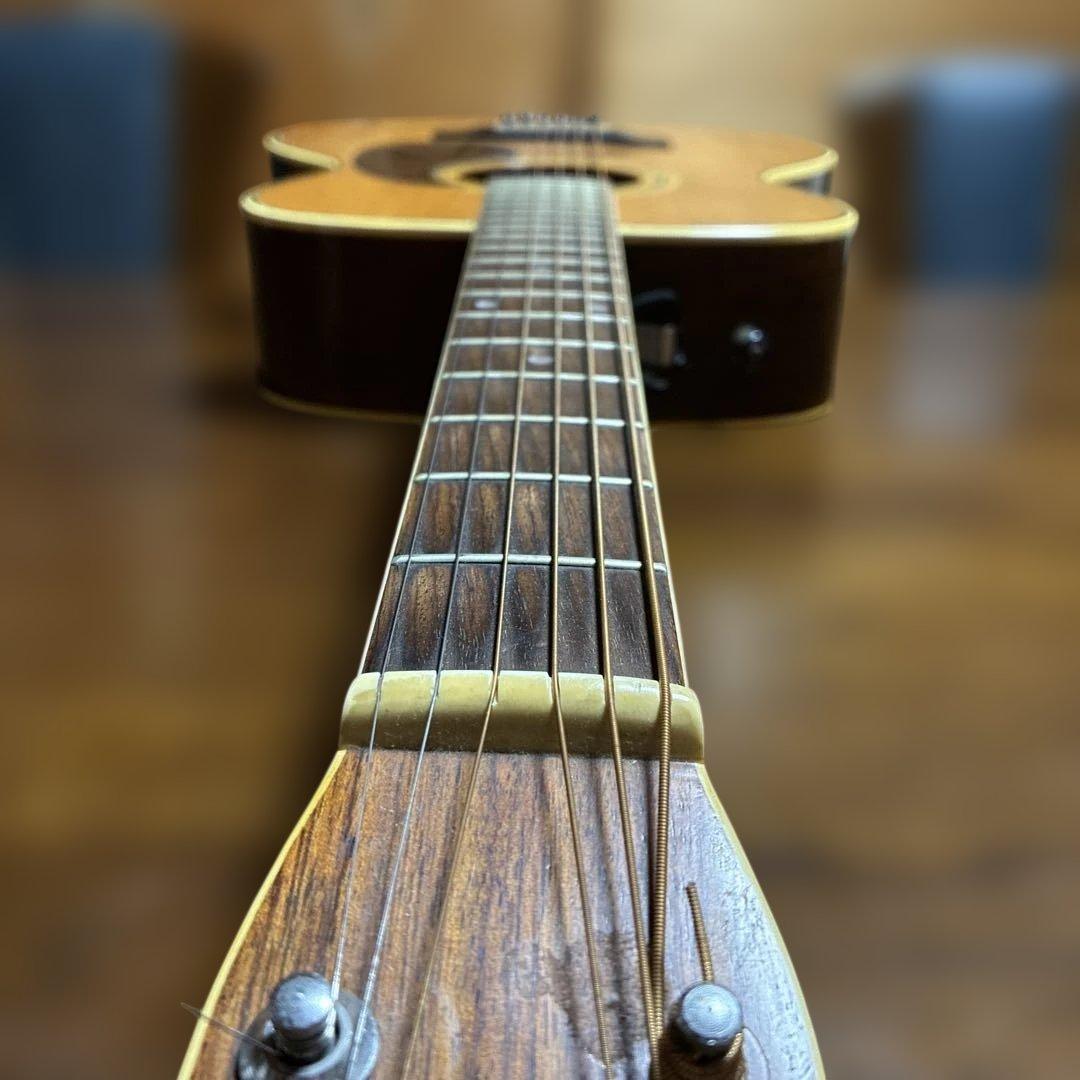 モーリス Morris F-25 アコースティックギター 年代物ハードケース付き