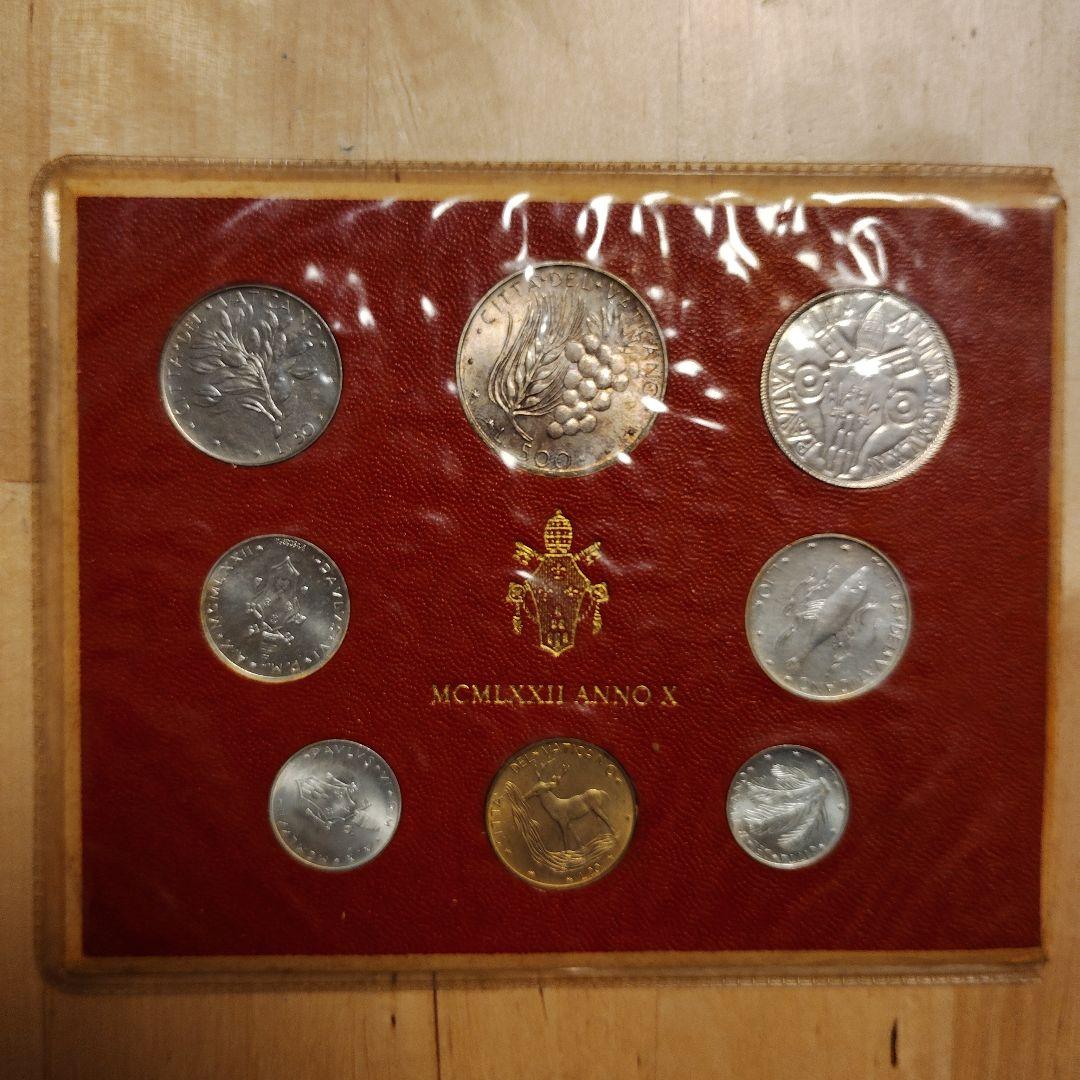 1972 Vatican City 記念硬貨セット