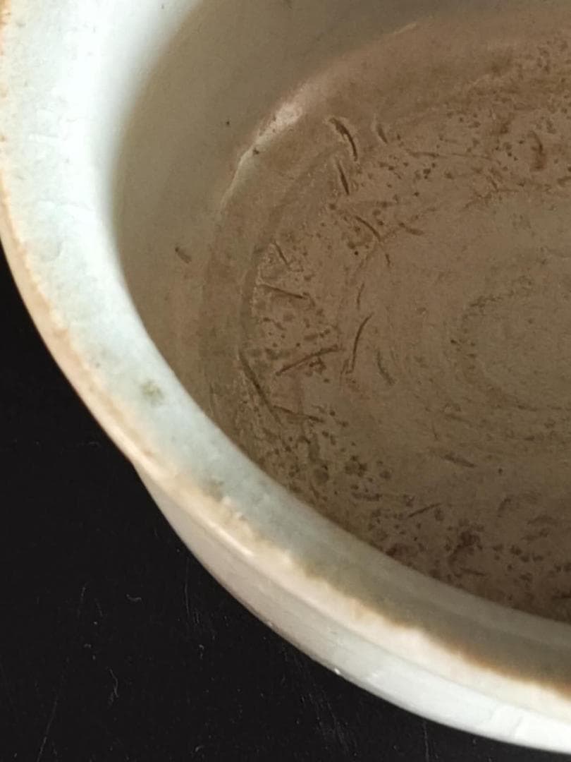 中国古美術　宋時代　青磁龍泉窯三足香炉　茶道具　唐物　旧家蔵出し(C-21)