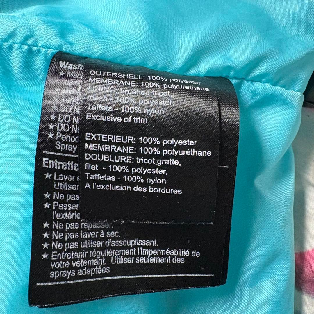 Burton × Chuck Anderson スノーボードジャケット　ネオン