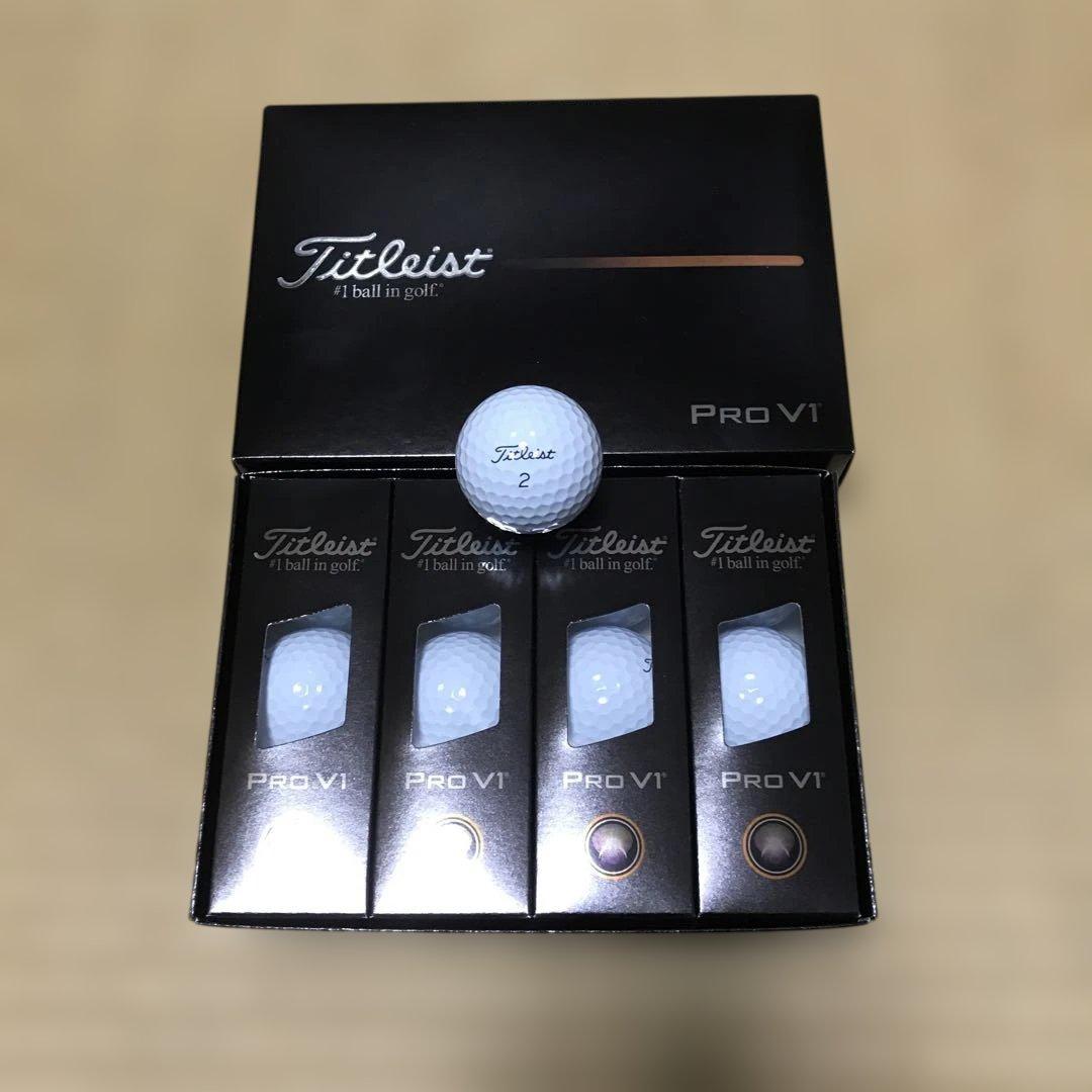 Titleist Pro V1 ゴルフボール 24個セット　マーカー付き