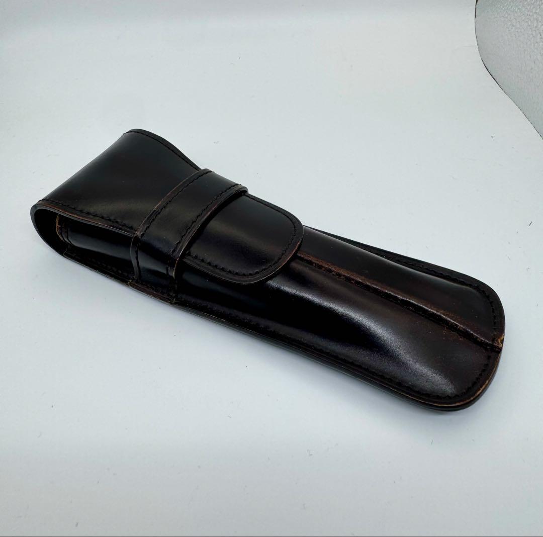 Brelio ブレイリオ　コードバン　レザーペンケース