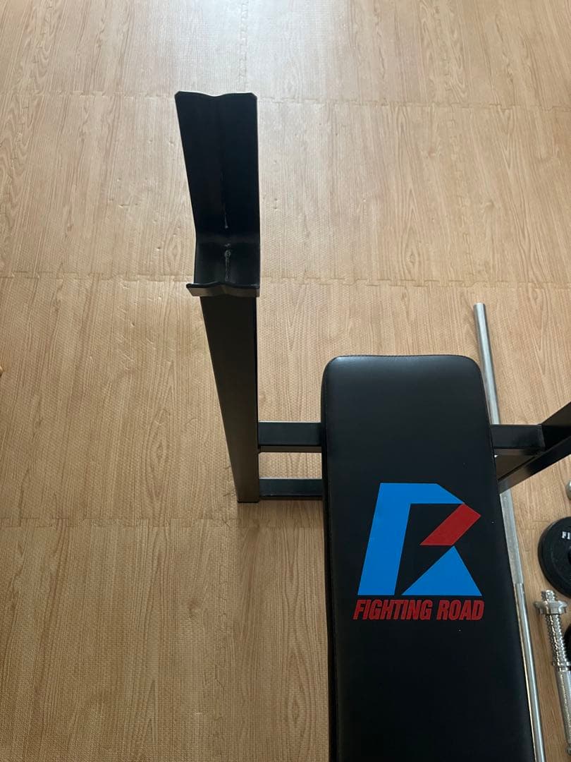 ベンチ台　シャフト　バーベル セット 筋トレ　ベンチ