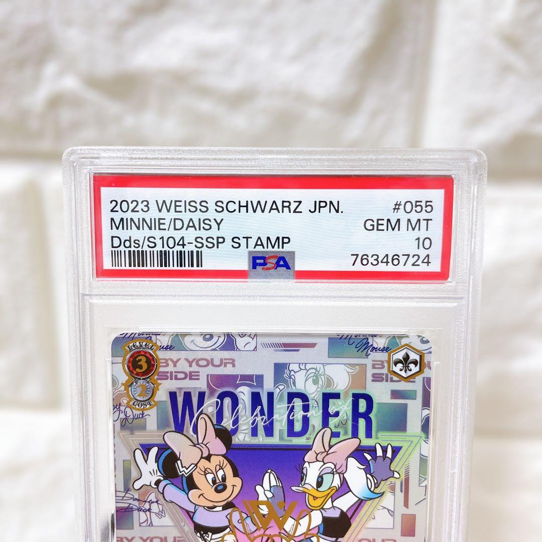 J*J様 PSA10 Disney100 ミニーマウス＆デイジーダック SS デ