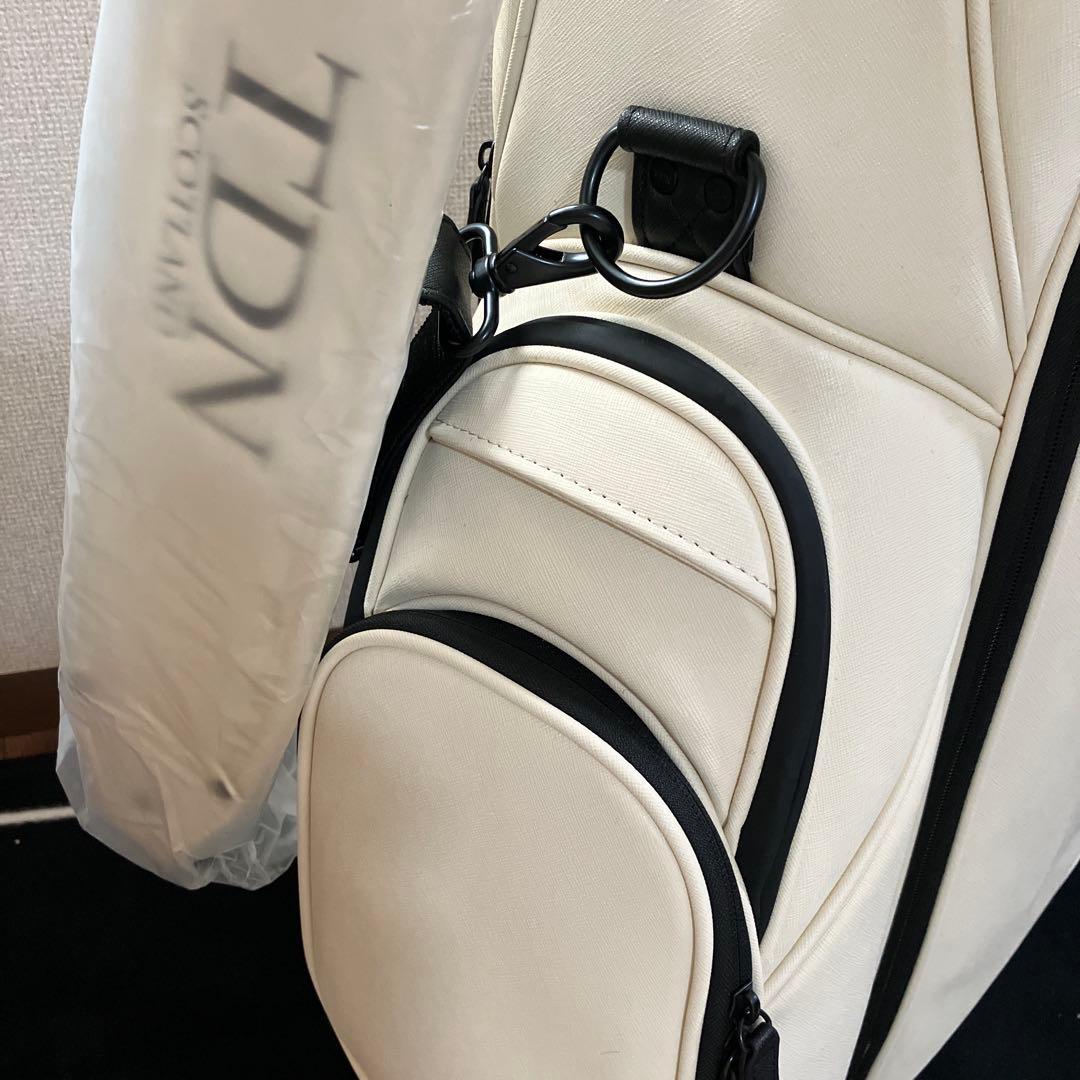 即日発送 新品 TDN GOLF スコットランド発 スタンドバッグ オフホワイト