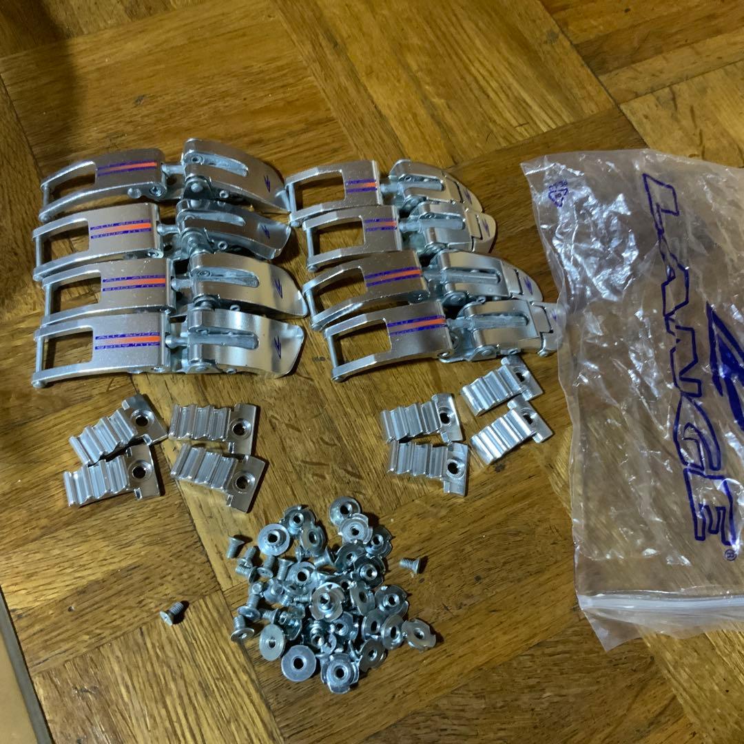 Lange スキー用金属バックルセット