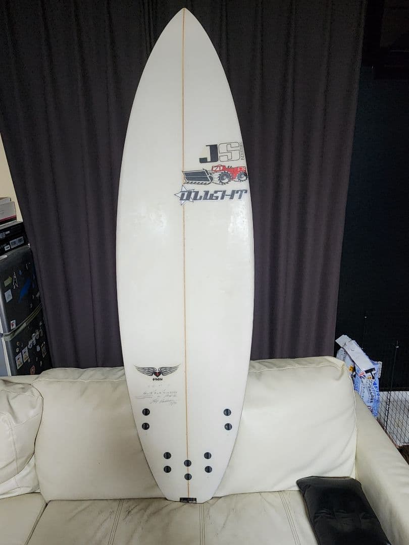 JSサーフボード6'0　リペア済み28.02L
