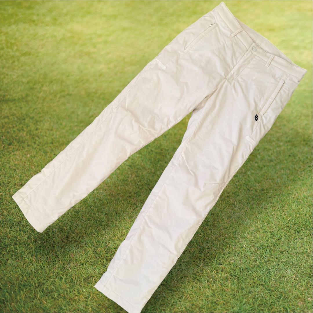 現行モデル　中綿　防寒　パーリーゲイツ　パンツ　L〜XL相当 白　総柄　5